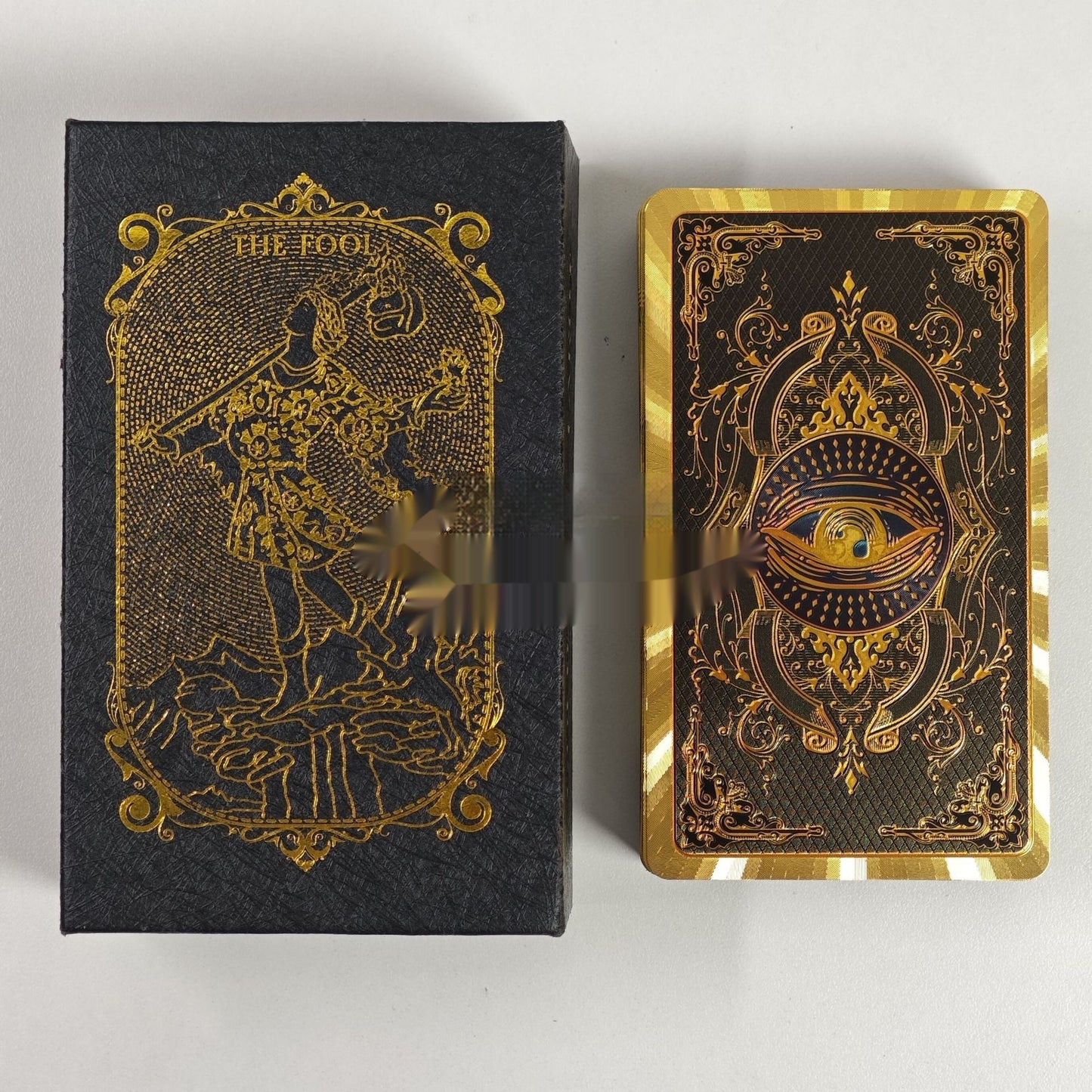 Sacred Gold Foil Tarot Cards- Waterproof Luxury Edition