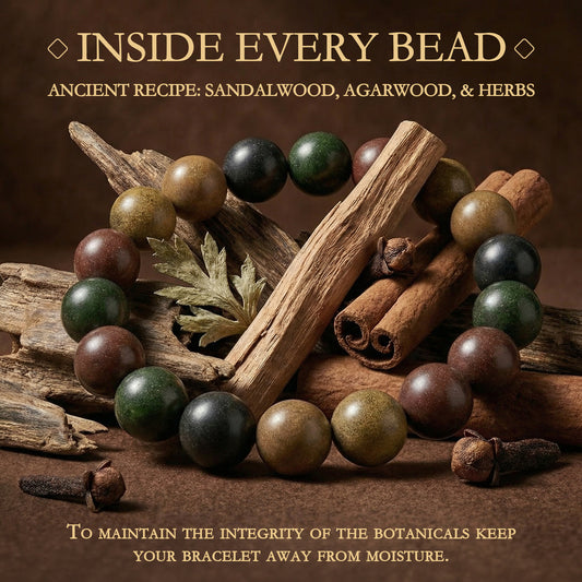 Botanical Scented Bead Bracelet – Feel Calm, Balanced & Energized