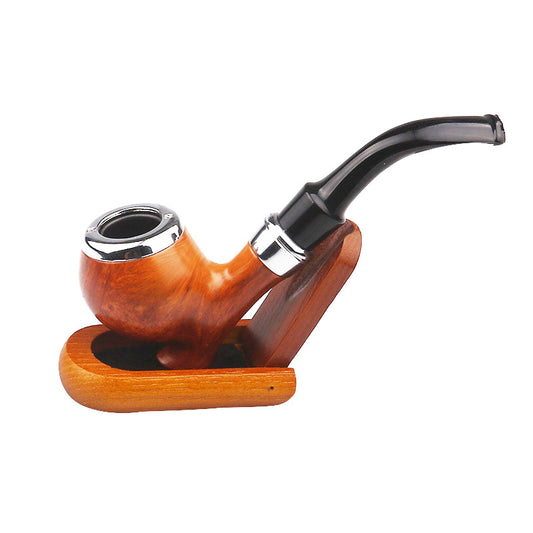 Elegant Smoking Pipe with Holder – Timeless Design